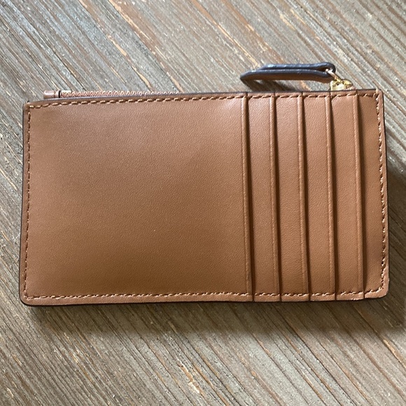 Michael Kors Jet Set Charm Slim Card Case brown with zipper - Picture 2 of 8